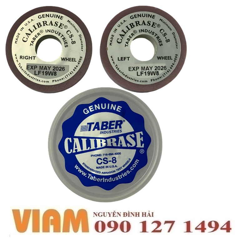 Đá Mài Taber CS-8: Giải Pháp Kiểm Tra Độ Bền Vật Liệu Mỏng Chính XácĐá Mài Taber CS-8: Giải Pháp Kiểm Tra Độ Bền Vật Liệu Mỏng Chính Xác