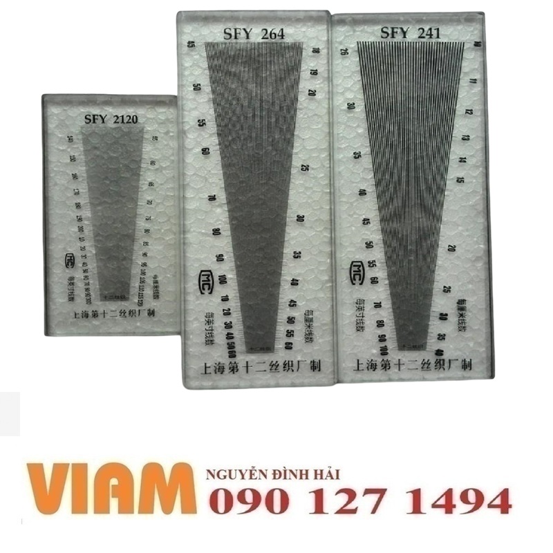 Thước đo mật độ sợi vải chuẩn xác cho xưởng dệt