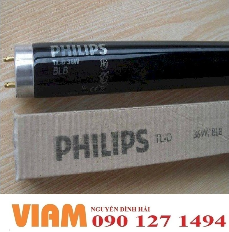 BÓNG ĐÈN UV SO MÀU PHILIPS TL-D 18W BLB – CHUẨN ÁNH SÁNG KIỂM ĐỊNH CHUYÊN NGHIỆP