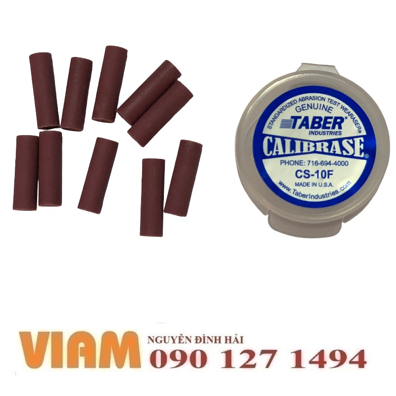 Thanh mài CS-10F hãng Taber loại 5 thanh – Giải pháp kiểm tra độ bền mài mòn chính xác và tin cậy