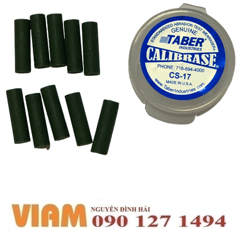 Thanh mài CS-17 hãng Taber loại 10 thanh – Giải pháp kiểm tra độ mài mòn chính xác cho vật liệu kỹ thuật