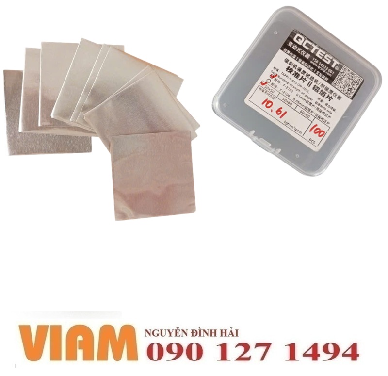 Màng nhôm hiệu chuẩn cho máy đo độ bục carton