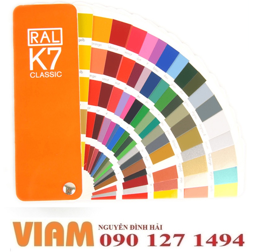 Quạt Màu RAL K7: Chuẩn Màu Tuyệt Đối Cho Ngành Sơn